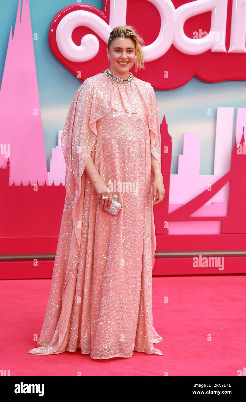 Greta Gerwig Barbie London Photocall July 13, 2023 – Star Style