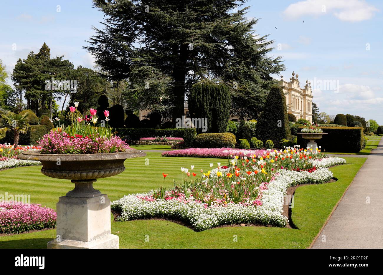 The gardens at Brodsworth Hall, Nr Doncaster,UK Stock Photo Alamy