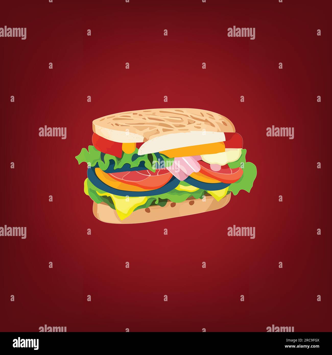 Crustless sandwiches Stock Vector Images - Alamy