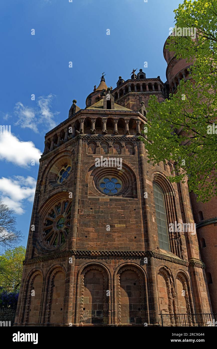SchUM-Stadt, Dom Sankt Peter, erbaut 12. Jahrhundert Stock Photo