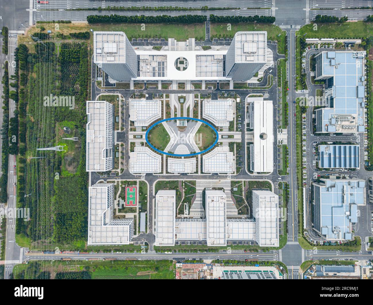 HEFEI, CHINA JULY 11, 2023 Aerial photo taken on July 11, 2023