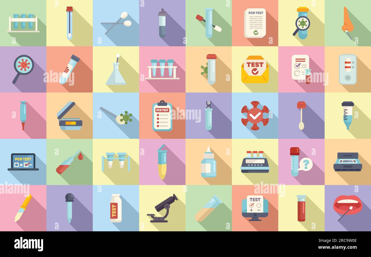 Saliva pcr test Stock Vector Images - Alamy