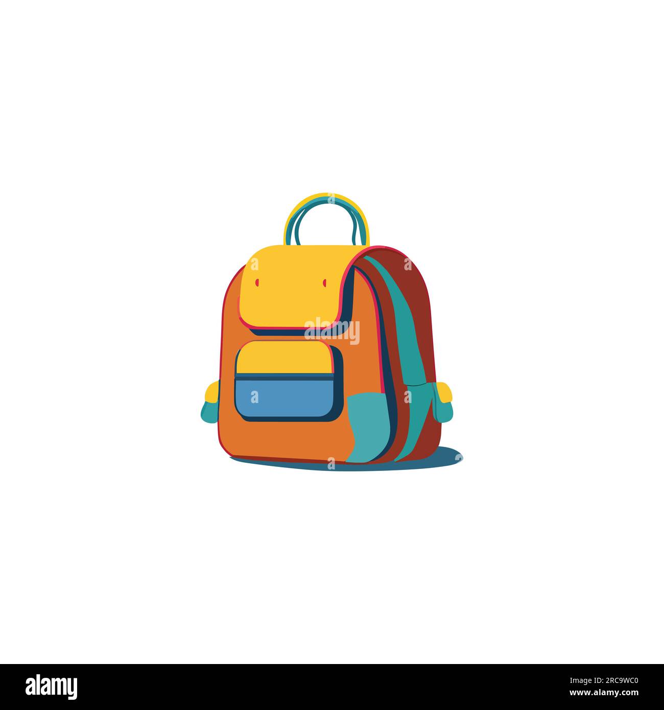 Cute School Bag Vector Design Art work Stock Vector Image & Art - Alamy