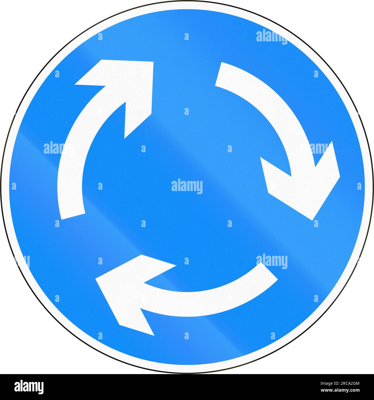 Bangladeshi traffic sign Roundabout Stock Photo Alamy