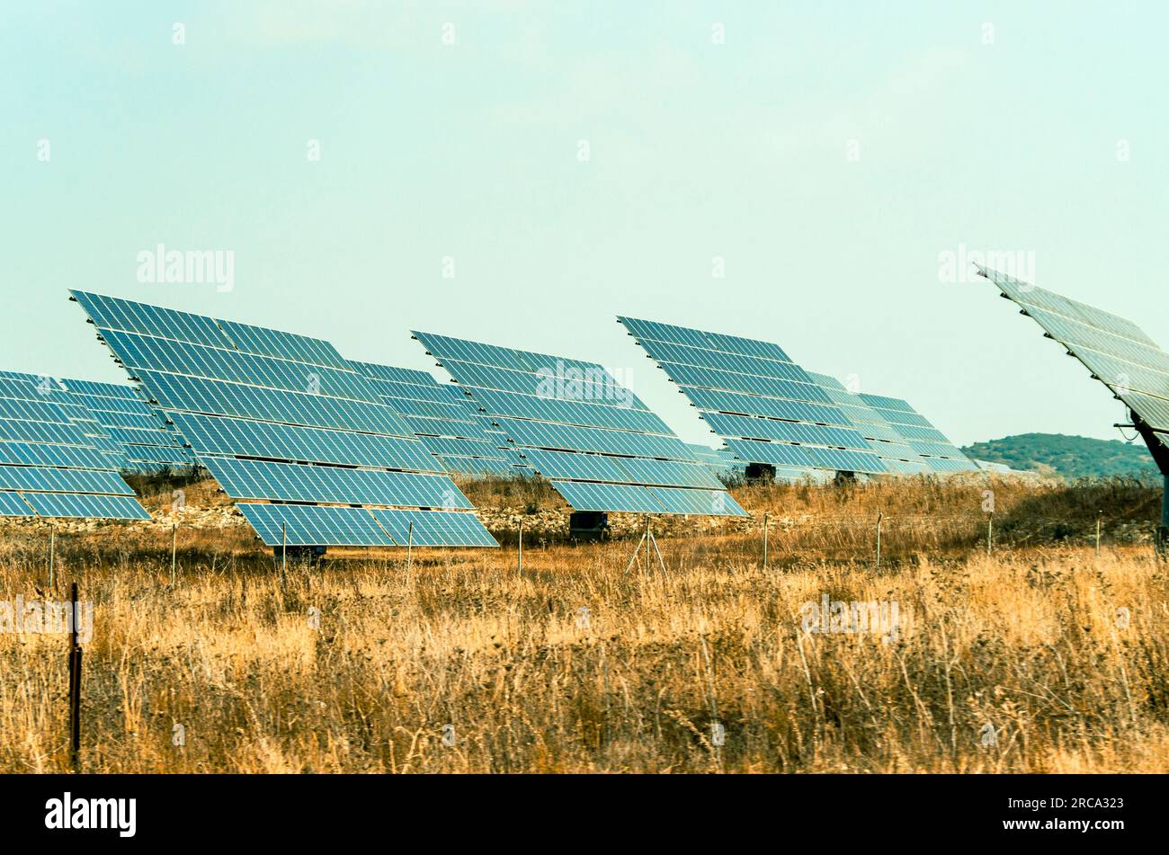 Field solar panels clean renewable hi-res stock photography and images ...