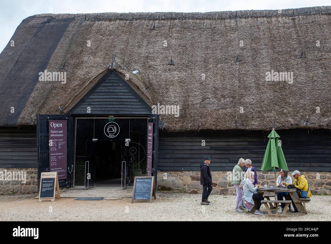 National Trust site Old Farmyard by the Avebury Manor and Garden, Stock Photo