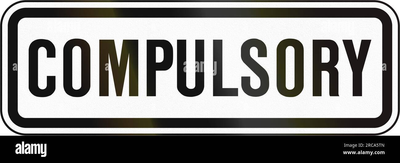 Supplemental regulatory sign in Canada - Complemental. This sign is ...