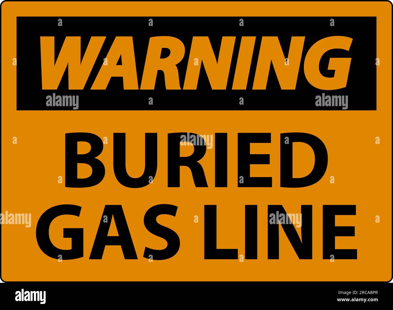 Warning Sign Buried Gas Line On White Background Stock Vector Image warning-sign-buried-gas-line-on-white-background-stock-vector-image