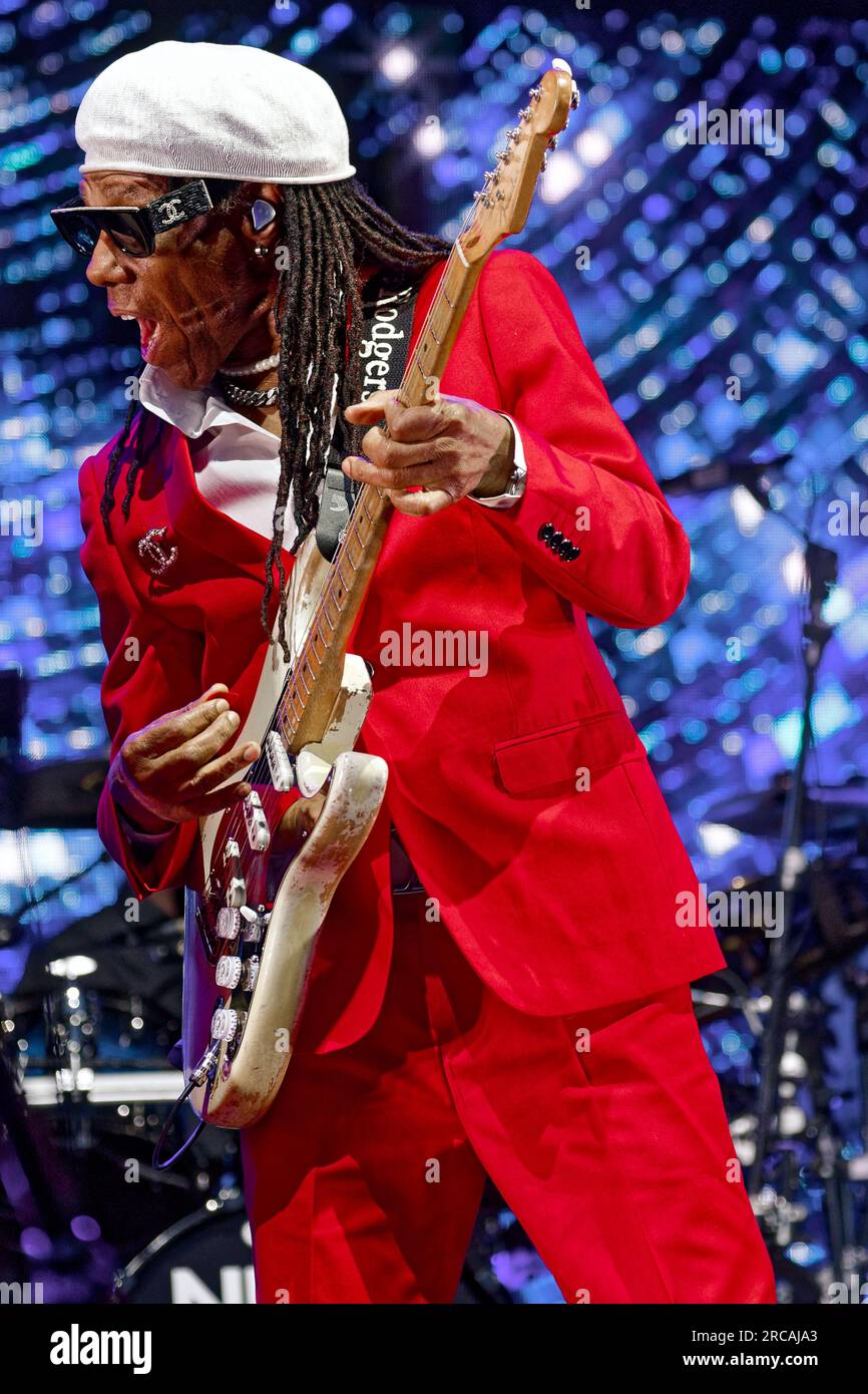 Nile Rodgers, Rochester Castle Concerts 2023 Stock Photo Alamy