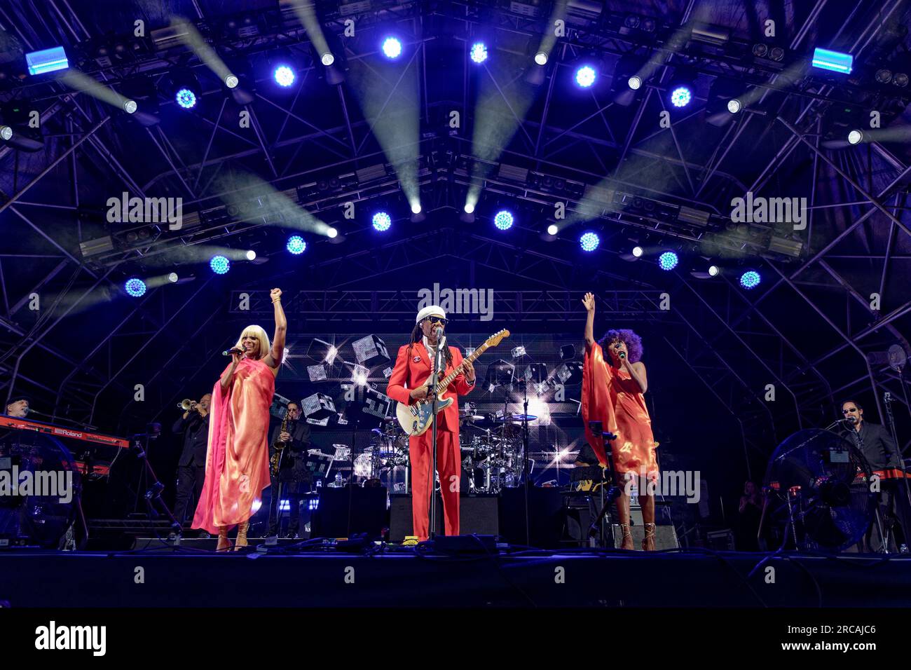 Nile Rodgers, Rochester Castle Concerts 2023 Stock Photo Alamy