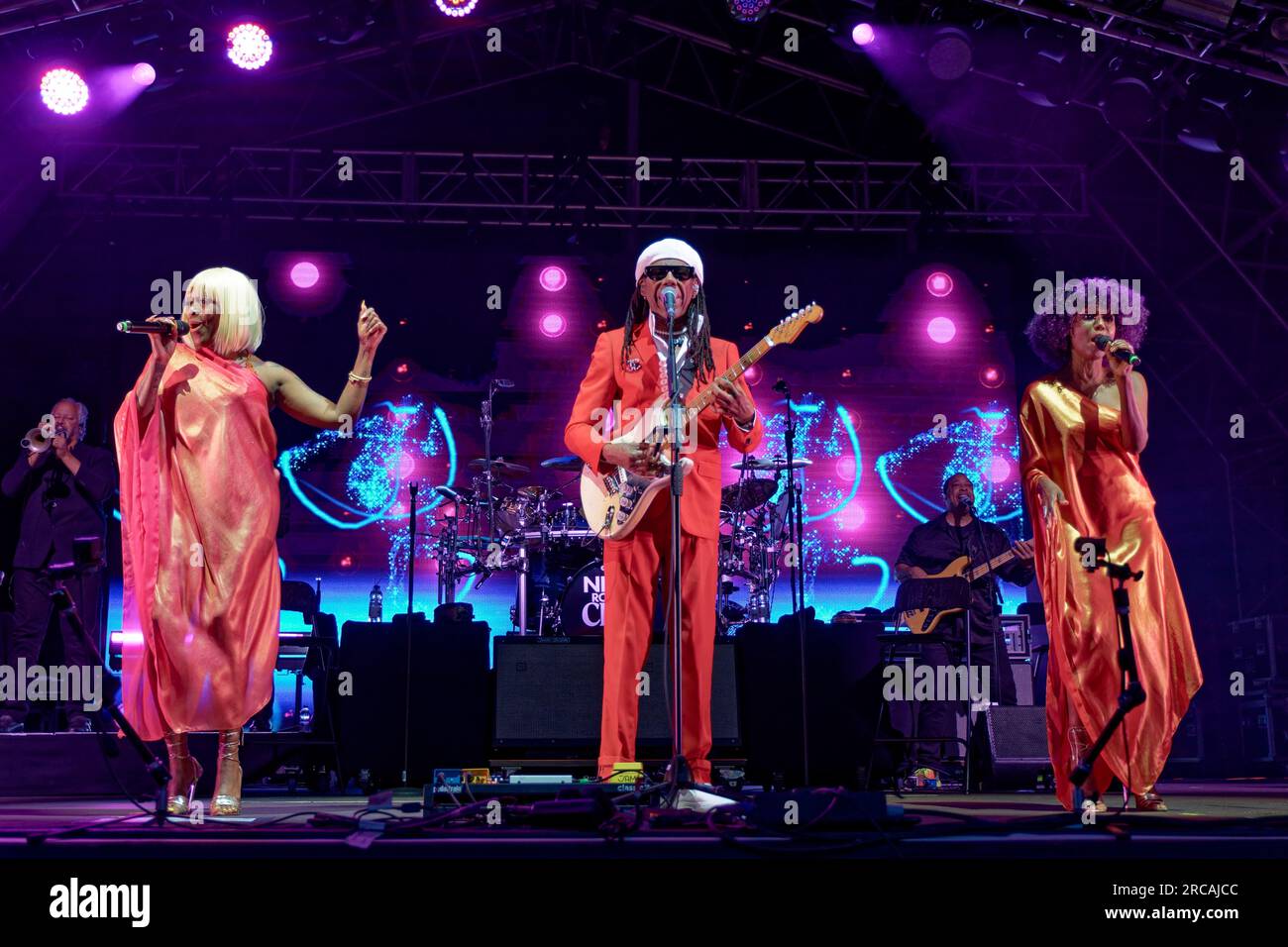 Nile Rodgers, Rochester Castle Concerts 2023 Stock Photo Alamy