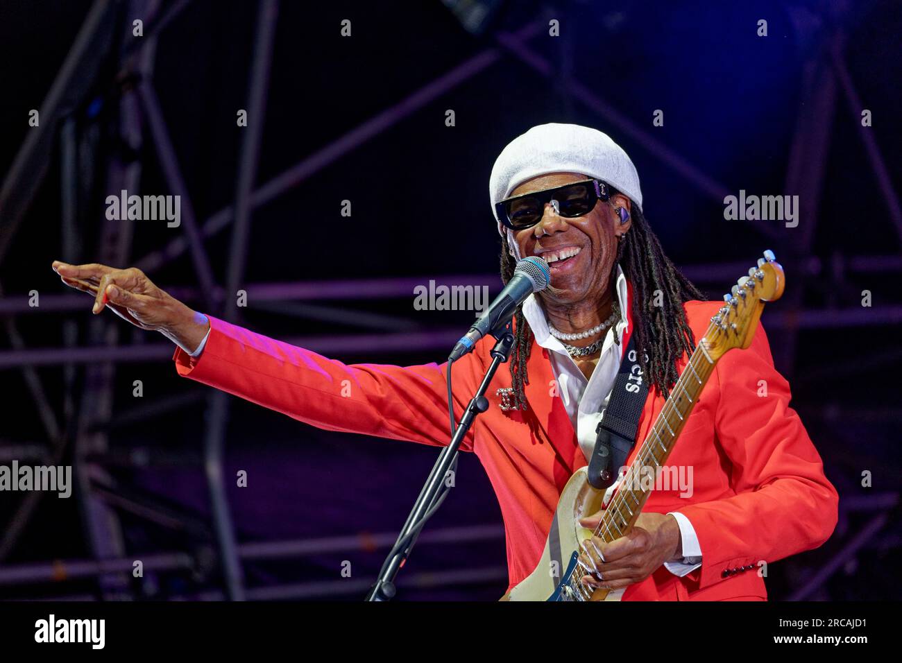 Nile Rodgers, Rochester Castle Concerts 2023 Stock Photo Alamy