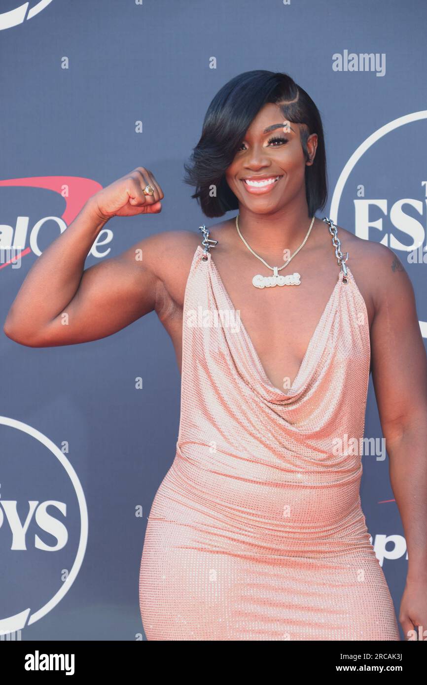 Hollywood, CA, July 12, 2023. Claressa Shields at The 2023 ESPY Awards