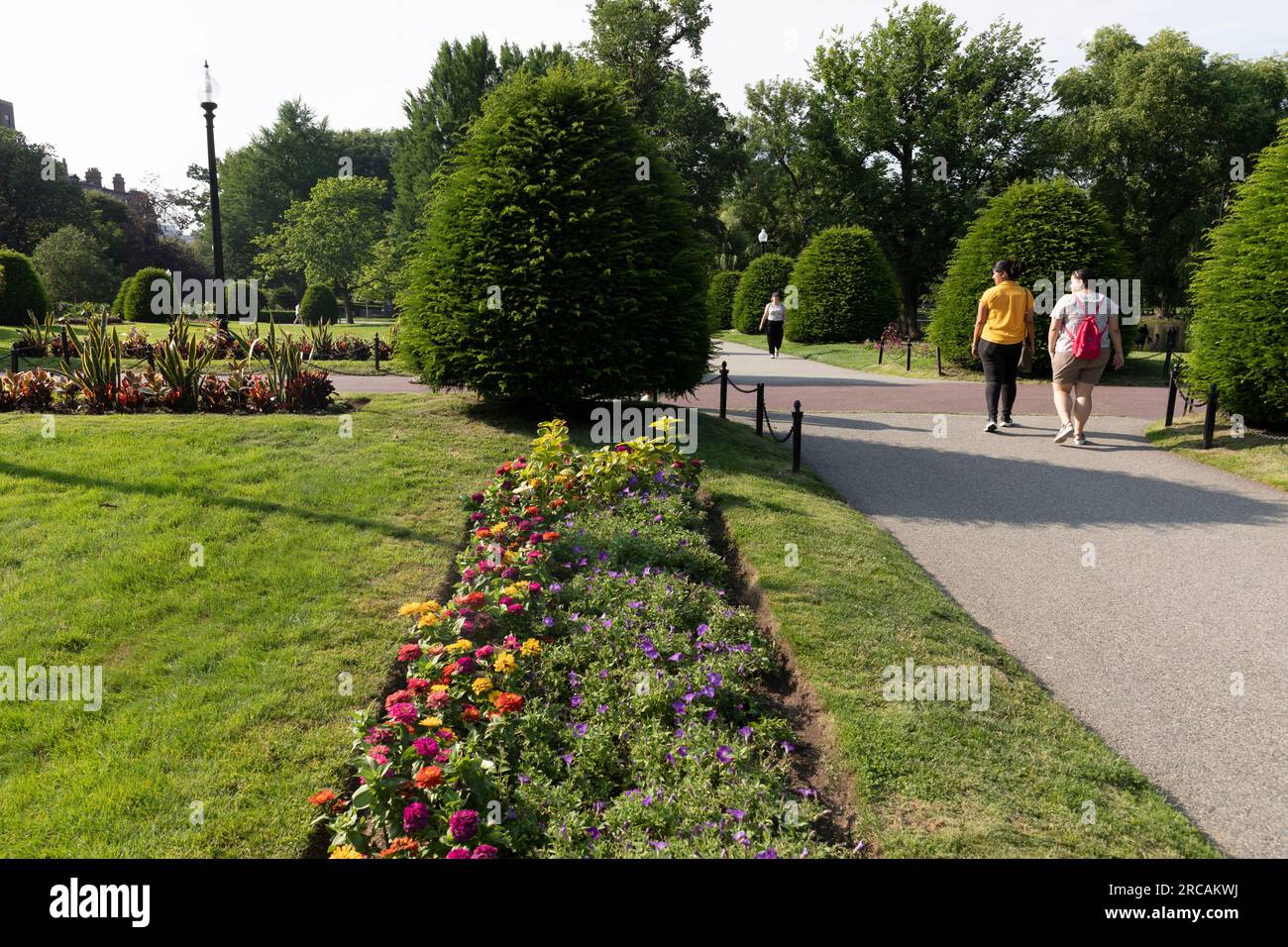 Public Garden Boston Massachusetts Stock Photo Alamy