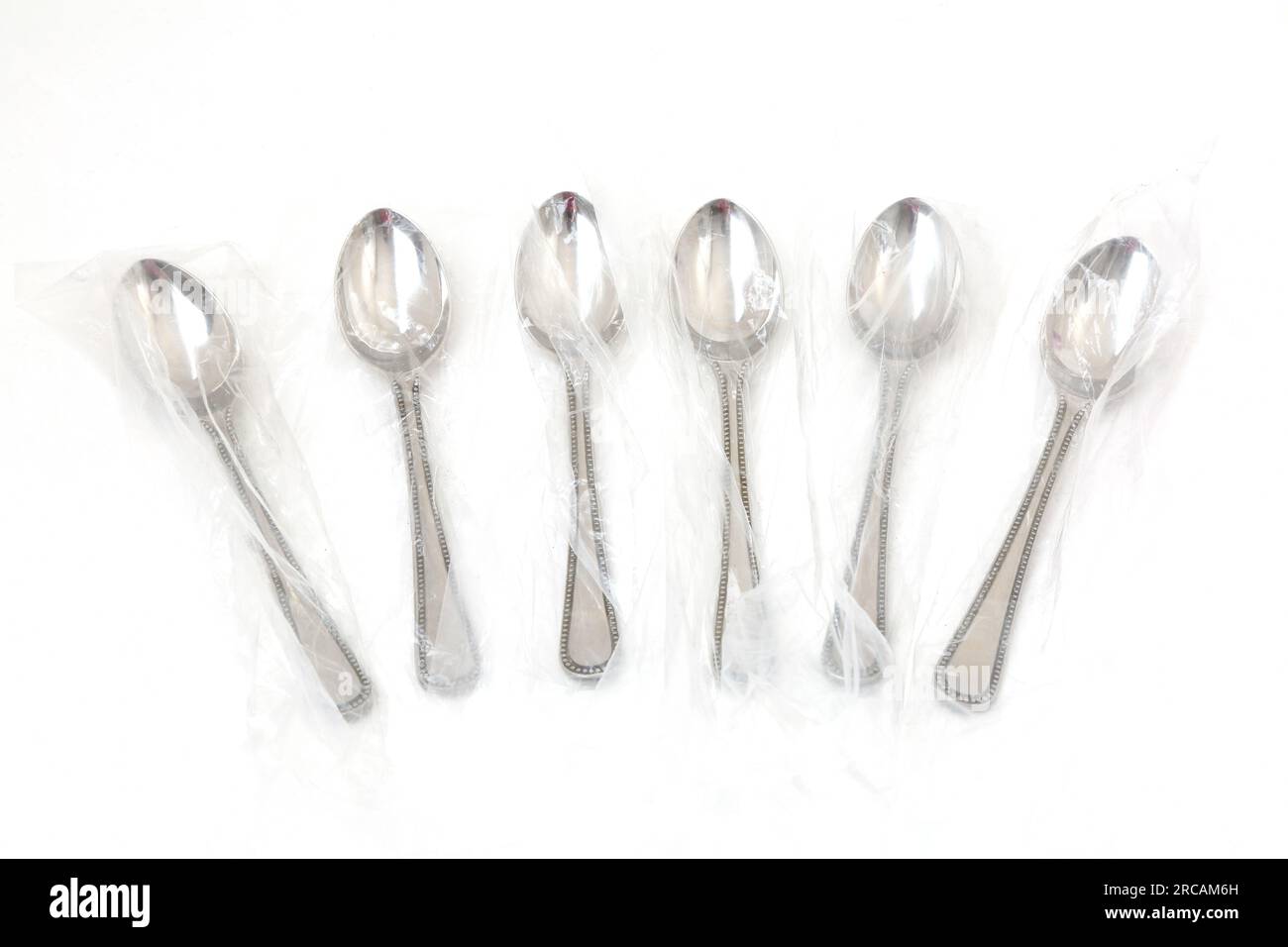 Silver Plated (EPNS) Teaspoons with Beaded Design Made in Sheffield