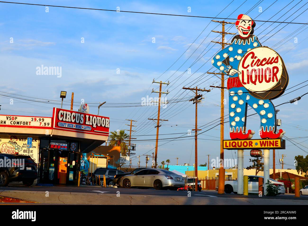 North Hollywood, California Circus Liquor Store on Vineland Avenue