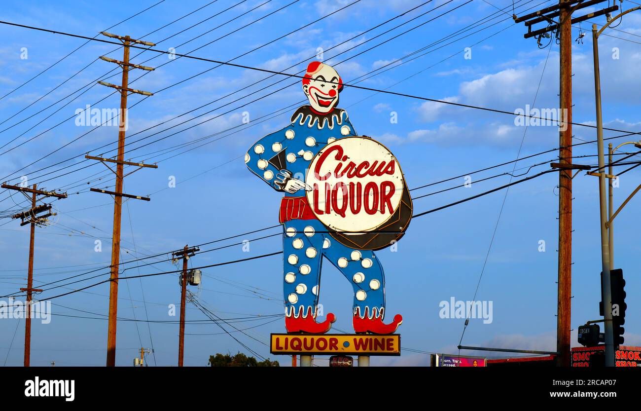 North Hollywood, California Circus Liquor Store on Vineland Avenue