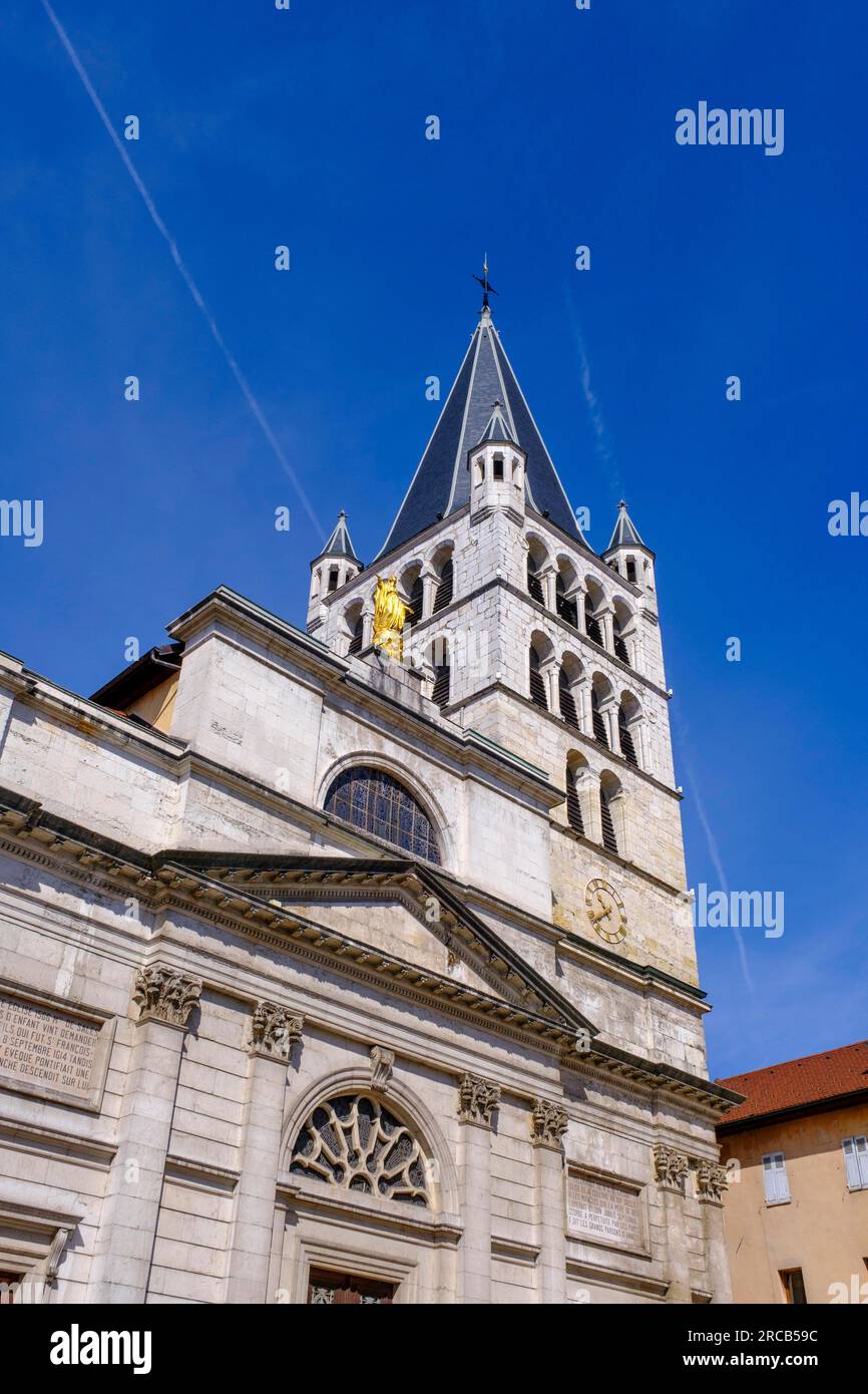 Eglise Notre Dame de Liesse, Old Town, Annecy, Auvergne-Rhone-Alpes Region, France Stock Photo