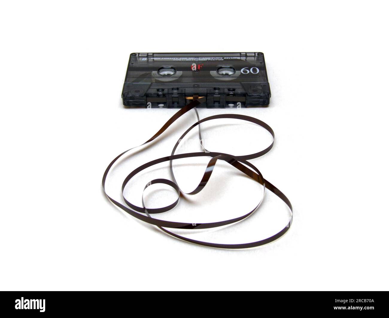 A magnetic tape Stock Photo