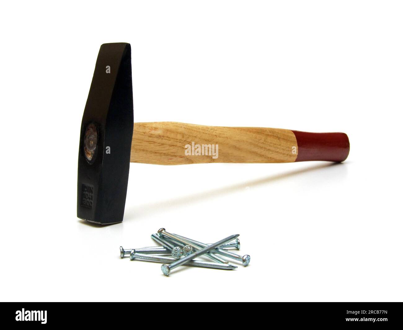 Hammer and nails for engineers Stock Photo Alamy