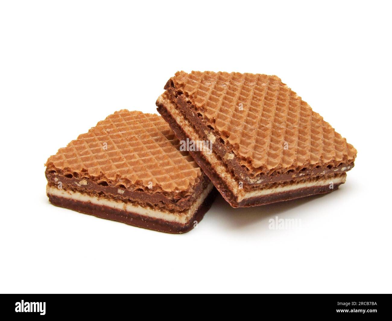 Chocolate wafer Stock Photo