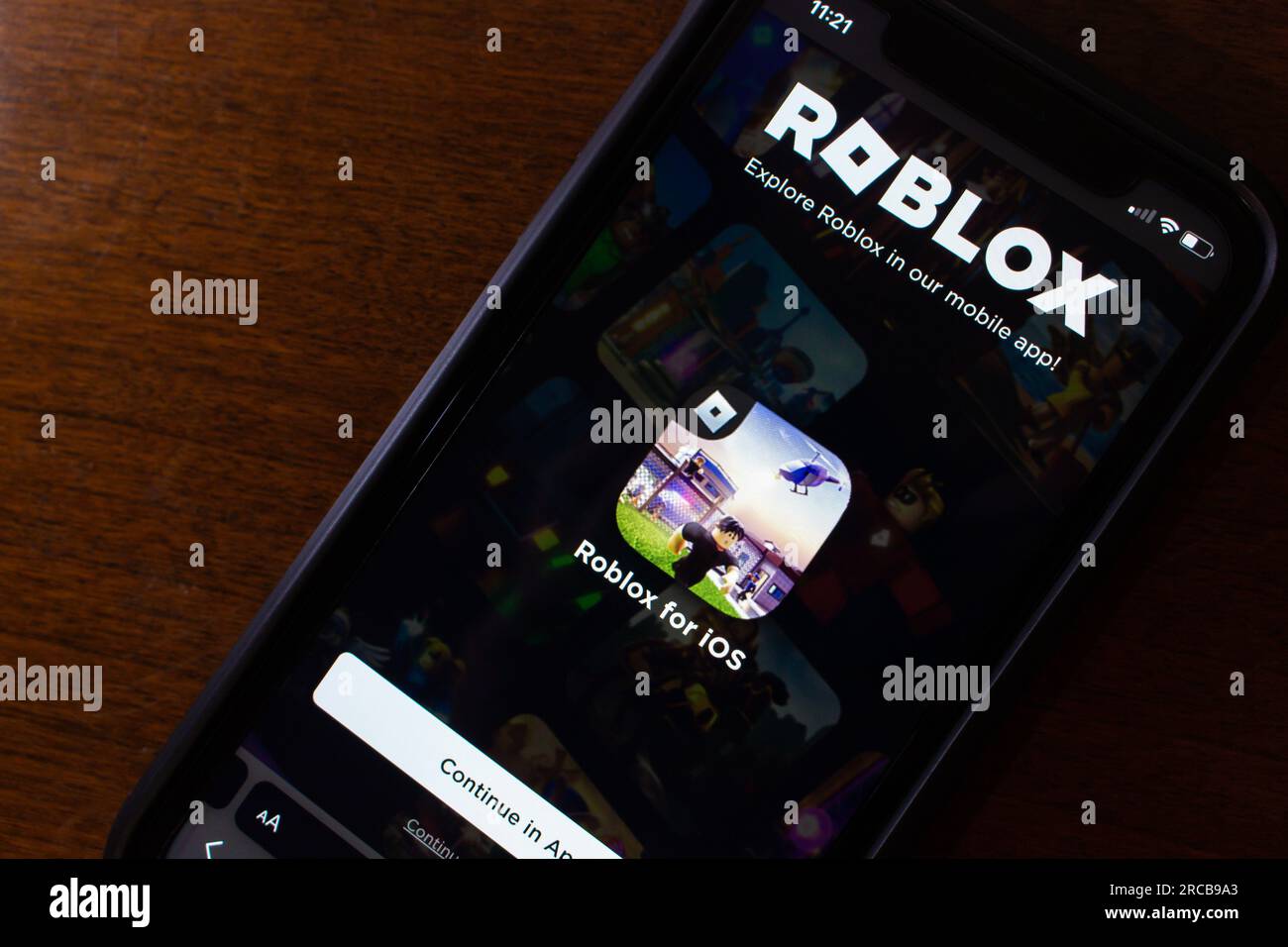 Kumamoto, JAPAN - Mar 23 2021 : Roblox app, an online game platform and  game creation system (user-created games coded in Lua), in App Store on  iPhone Stock Photo - Alamy