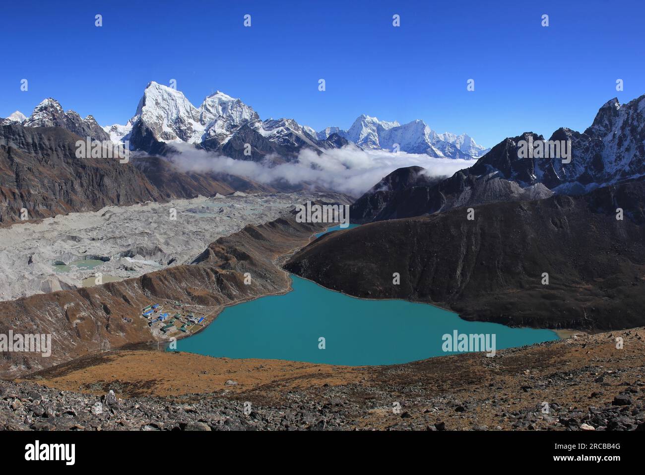 Gokyo Ri Landscape Unique landscape in the Gokyo valley Stock Photo - Alamy