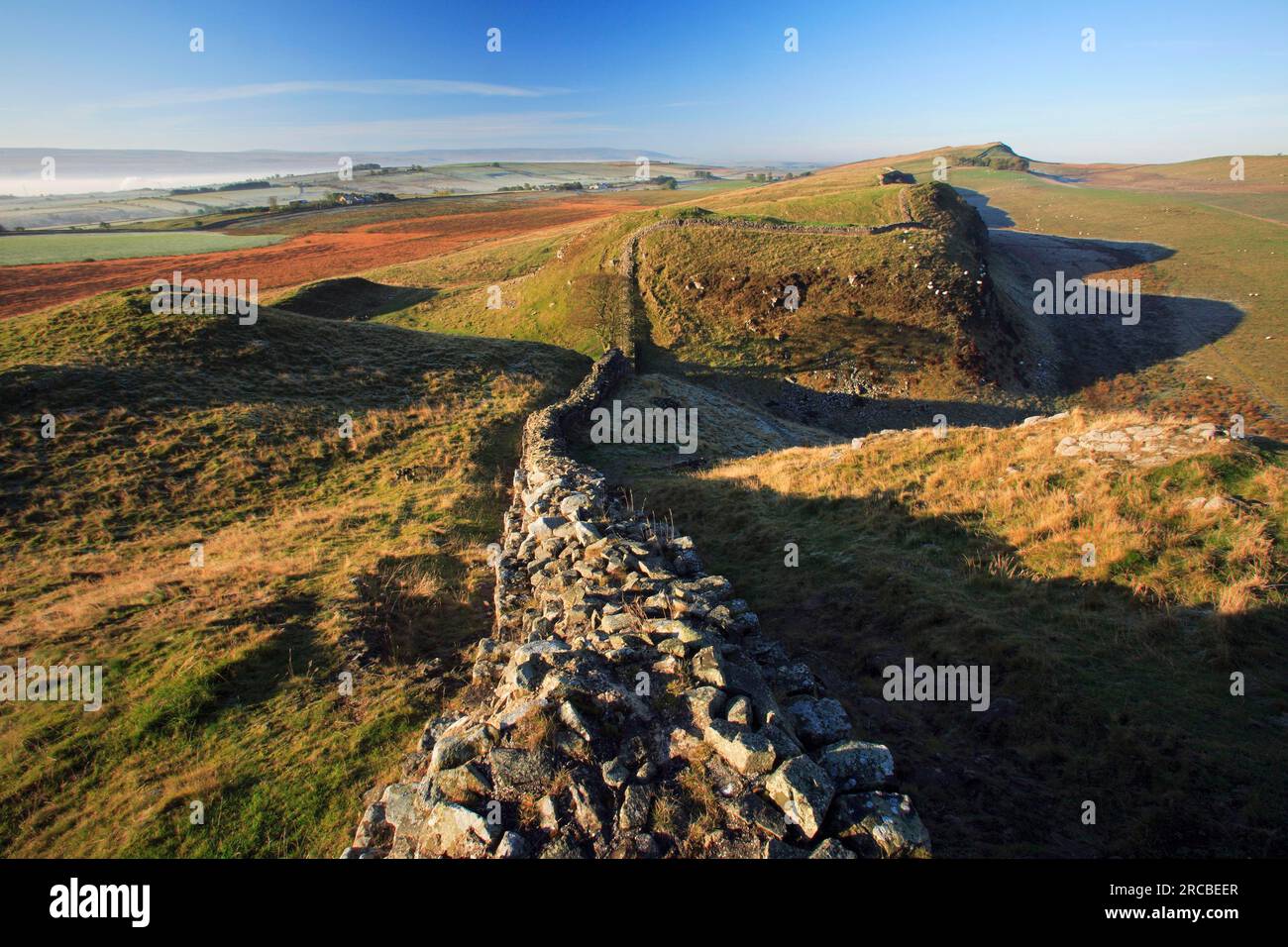 Hadrian's Wall, Boundary wall, roman fortification, Steel Rigg ...