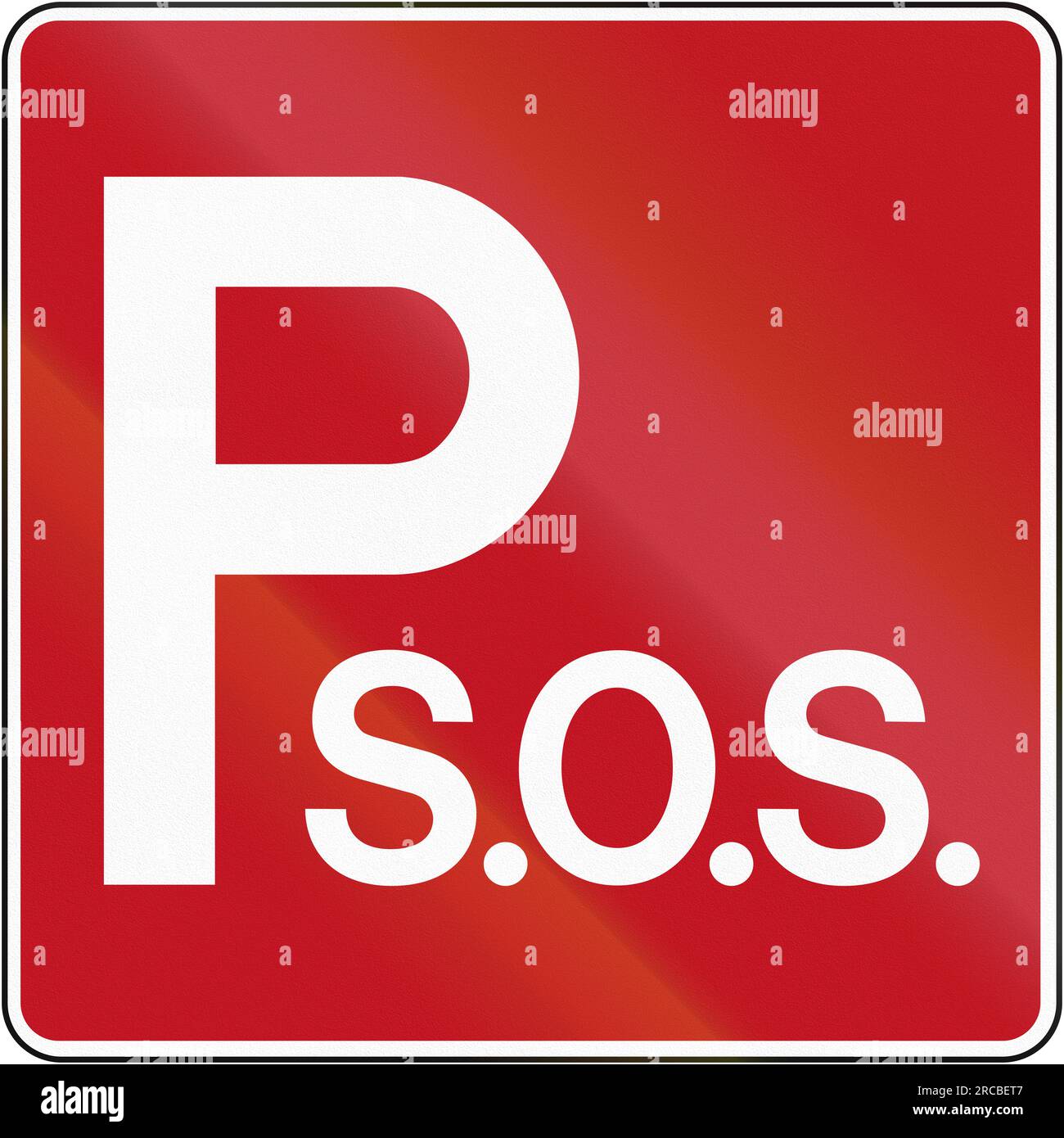 Guide and information road sign in Quebec, Canada Emergency parking lot Stock Photo Alamy