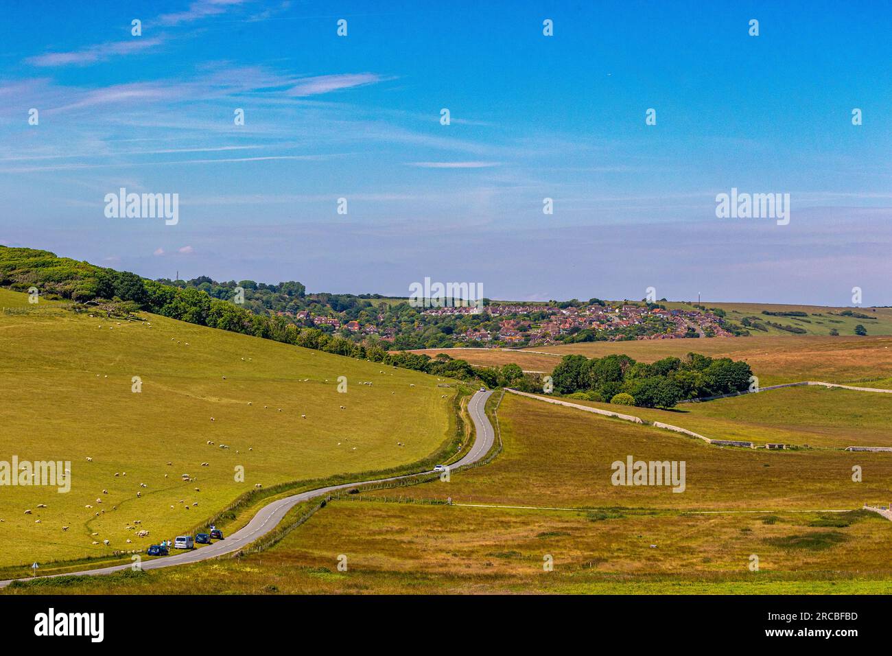Scenic landscape photo taken at Seven Sisters cliffs Stock Photo Alamy
