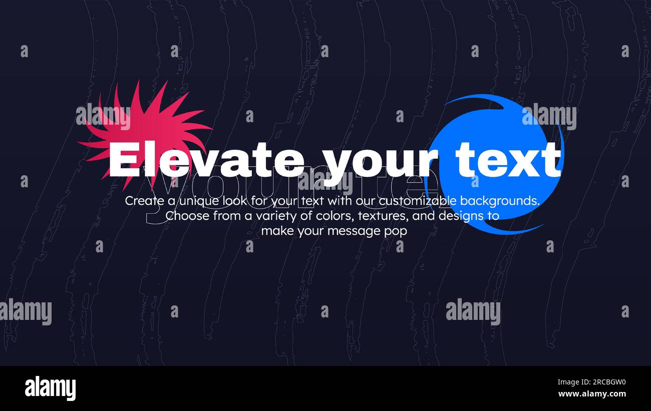 Template of poster for website Stock Vector Image & Art - Alamy