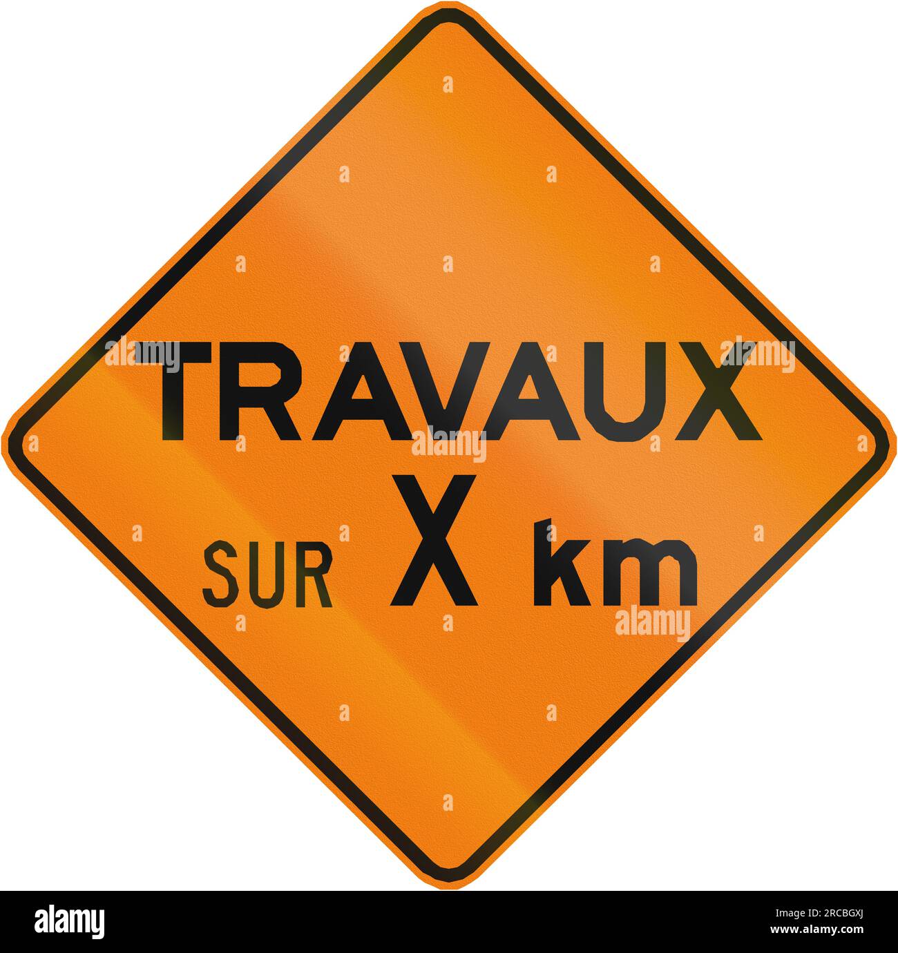French roadworks sign hi-res stock photography and images - Alamy