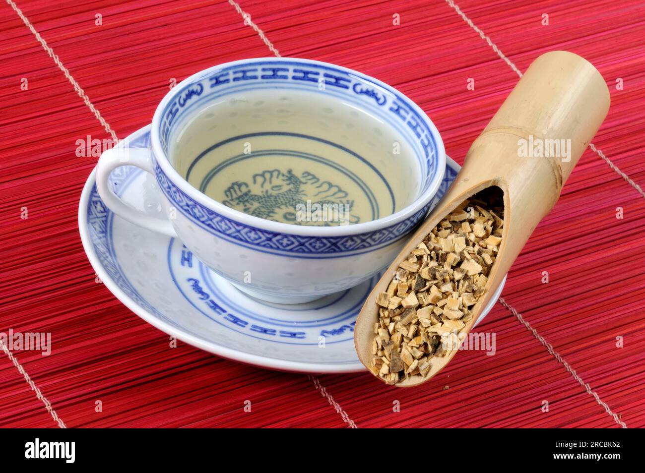 Cup silk acacia bark tea Cortex), silk acacia bark tea Stock