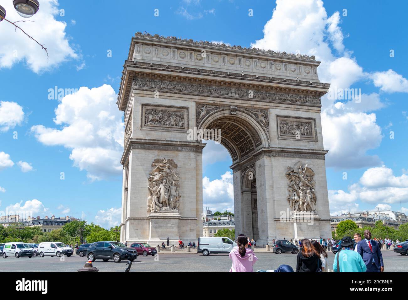 Amazing view footage taken with a camera during my trip to Paris Stock Photo