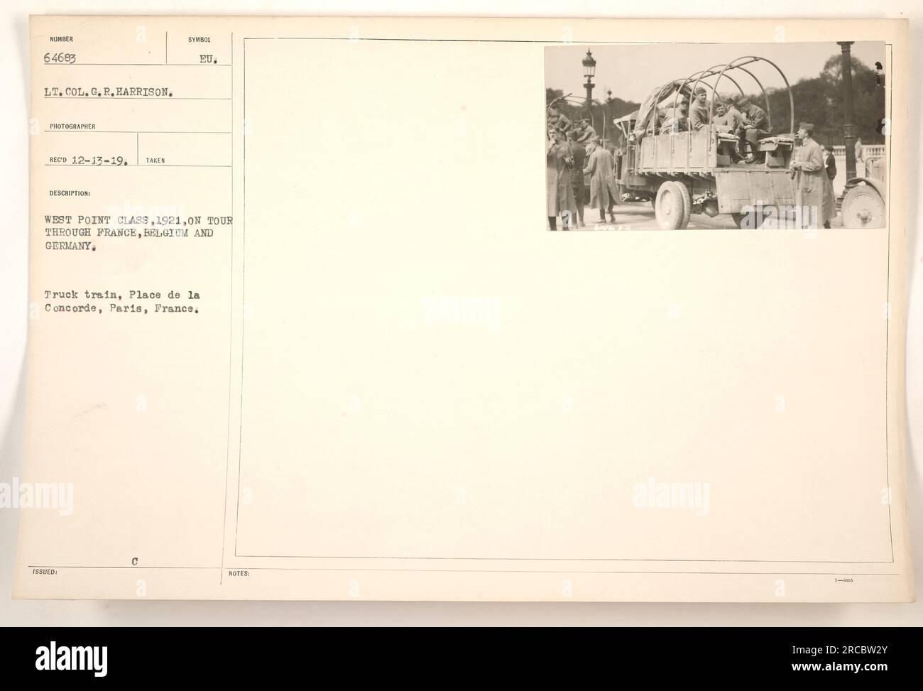 West Point Class 1921 on tour through France, Belgium, and Germany ...