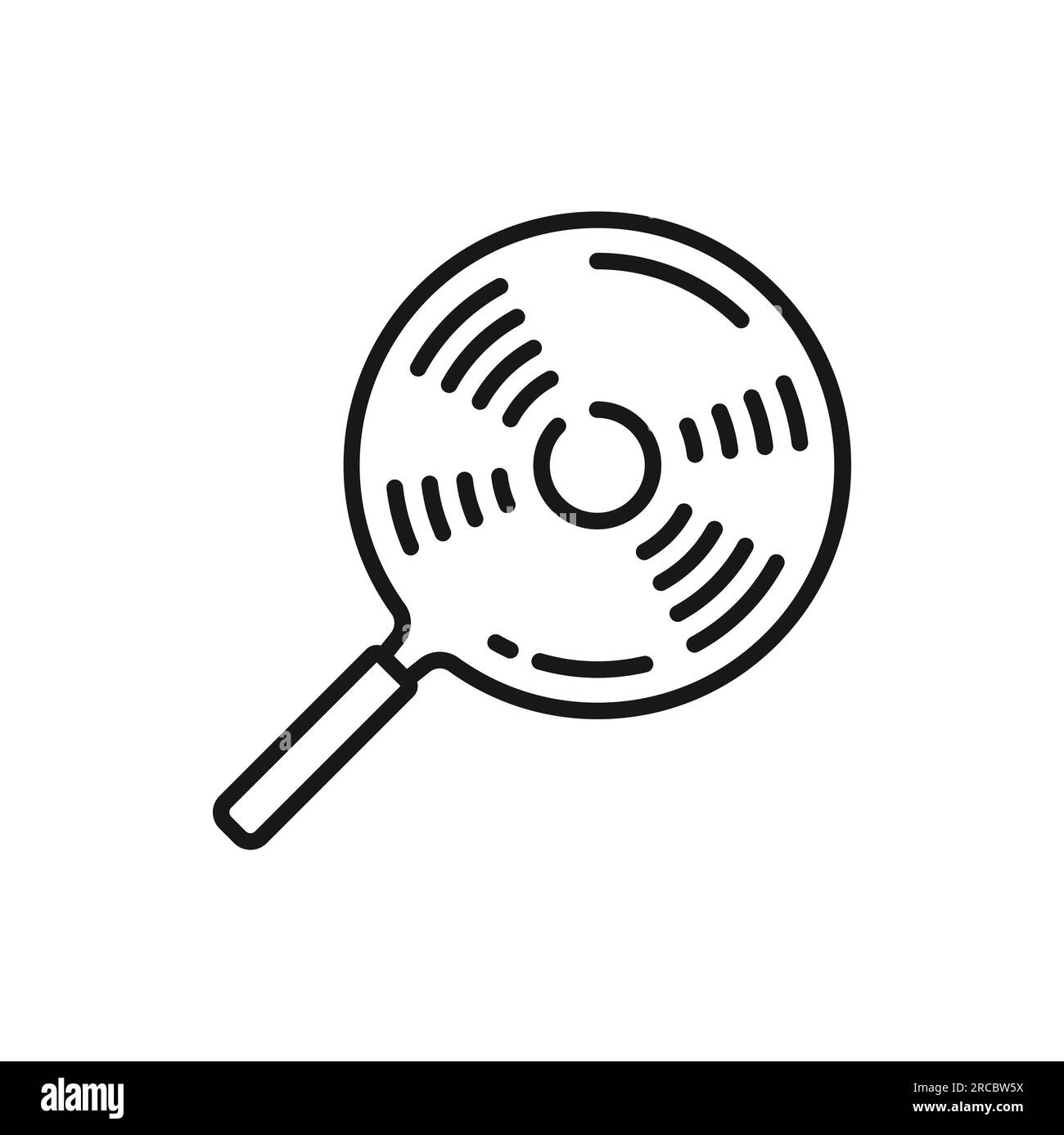 Induction cooker outline icon. Vector electro gas frying pan, ceramics