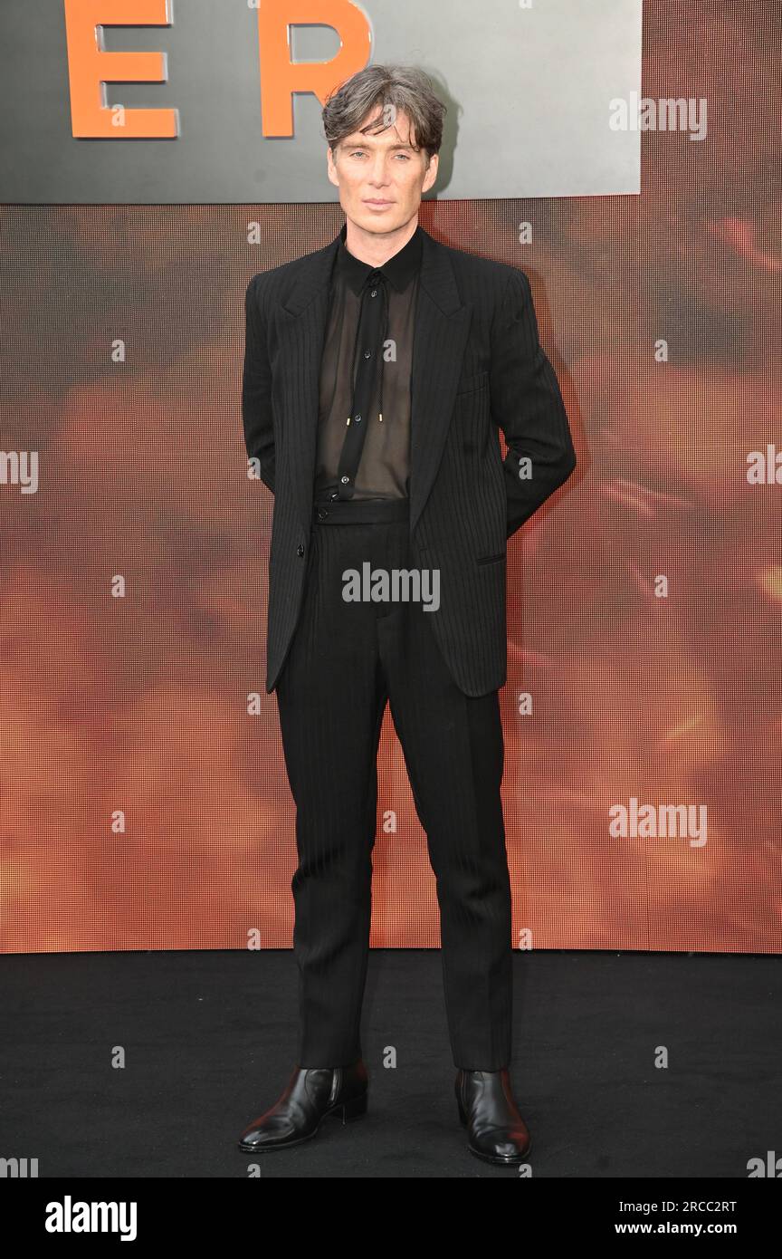 London, UK. 13th July, 2023. Cillian Murphy attends Oppenheimer - UK Premiere at ODEON Luxe, Leicester Square, London, UK. Credit: See Li/Picture Capital/Alamy Live News Stock Photo