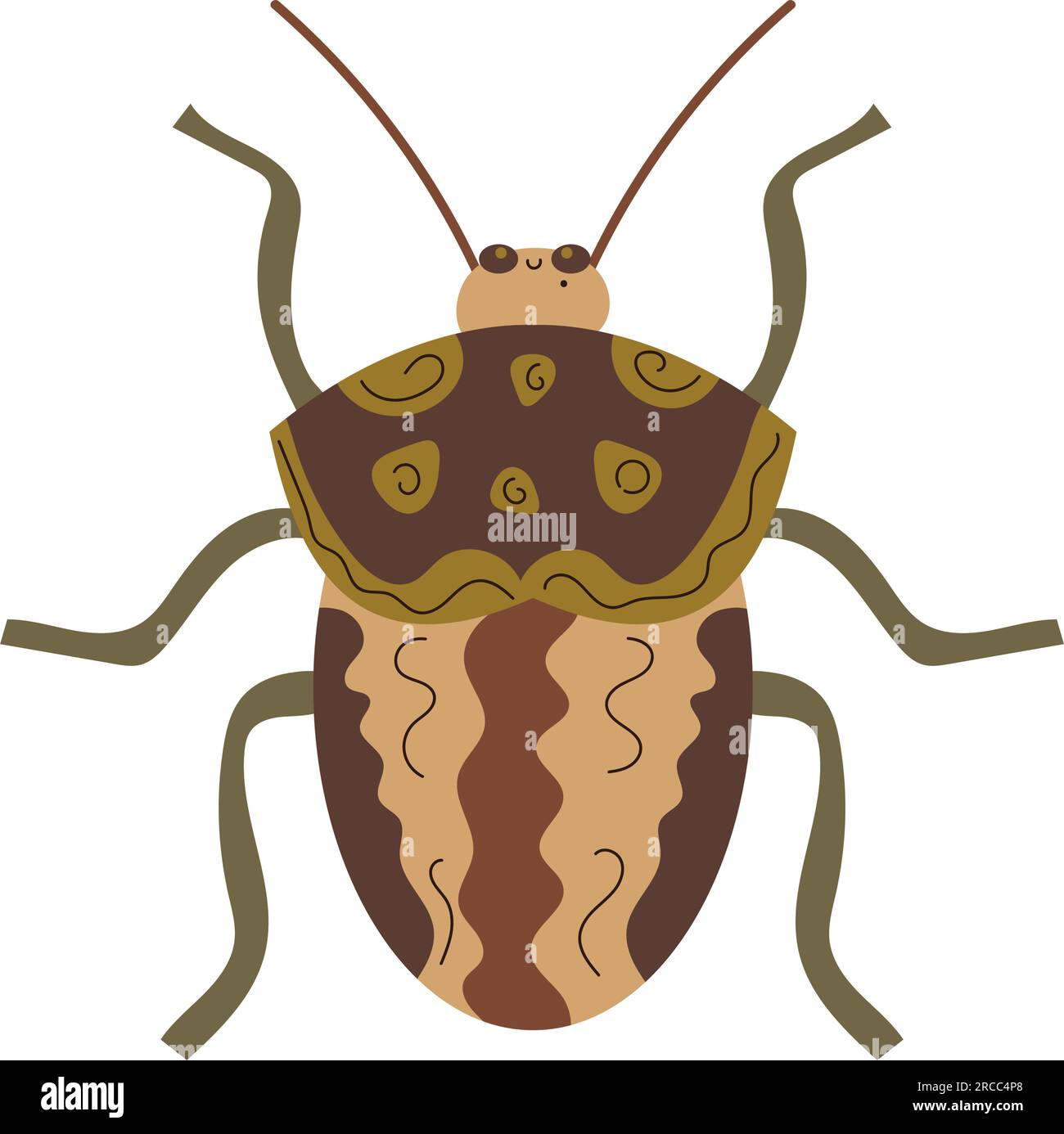 Isolated colored ladybug sketch character Vector Stock Vector Image ...