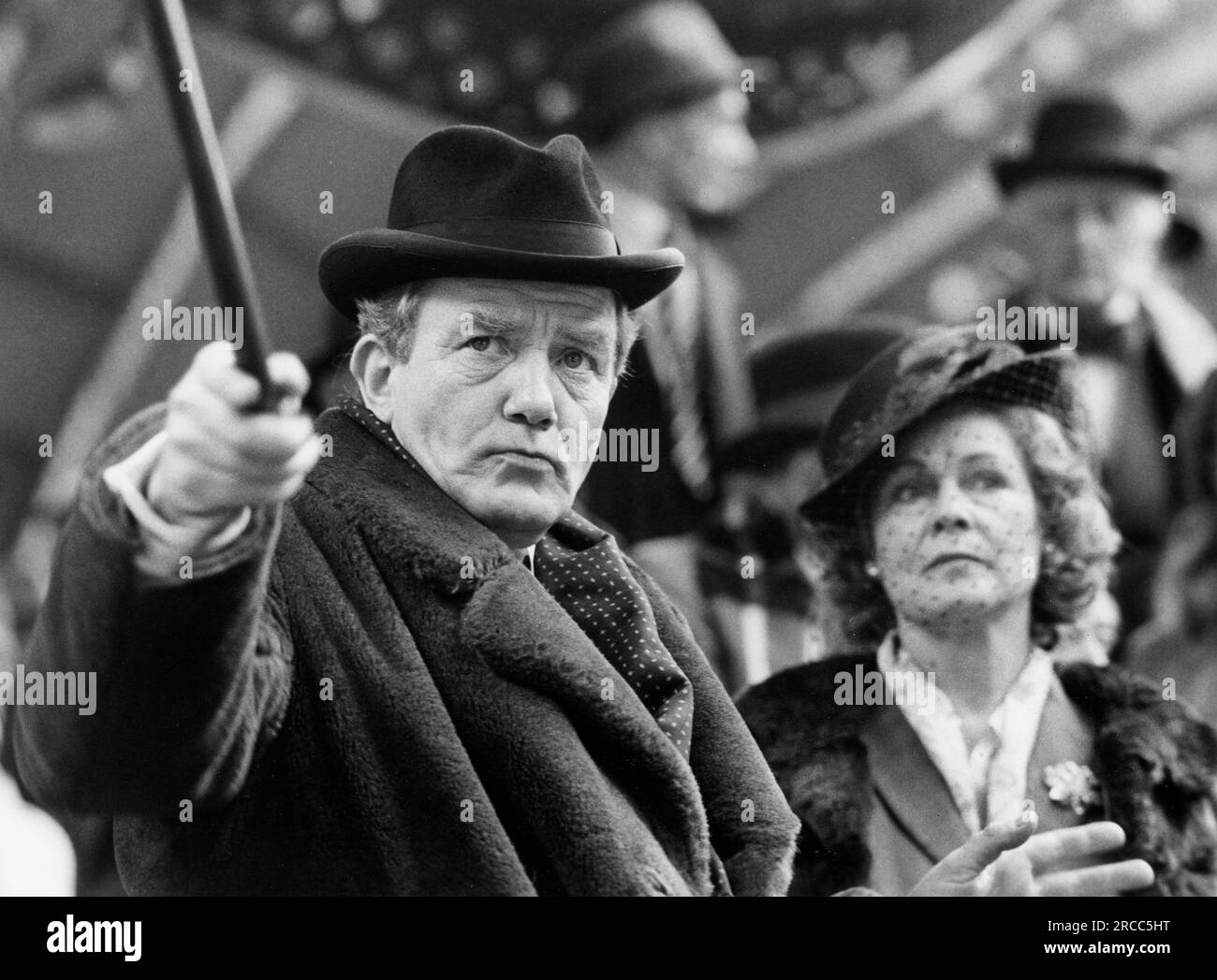 Albert Finney, Zena Walker, onset of the Film, "The Dresser", Columbia