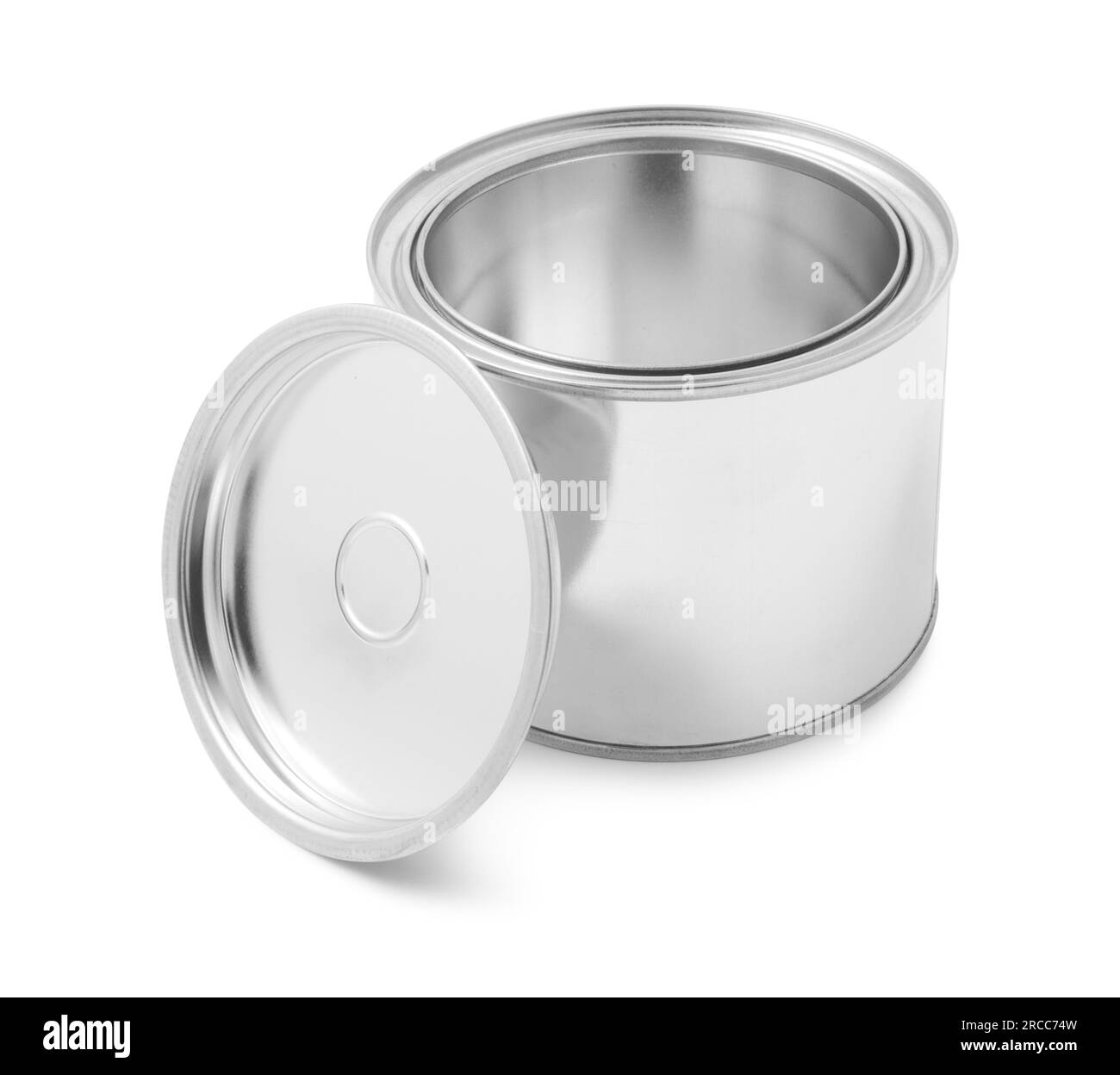 New empty paint can isolated on white Stock Photo Alamy
