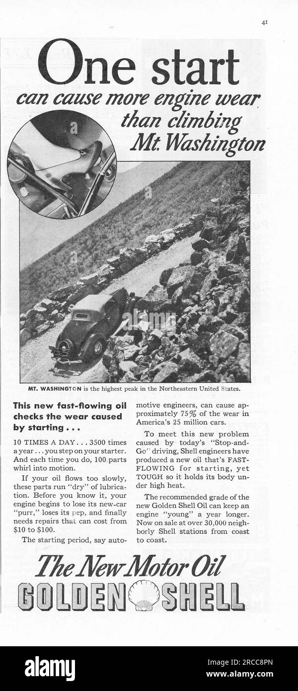 Vintage Time Magazine 24 August 1936 Issue Advert, USA Stock Photo