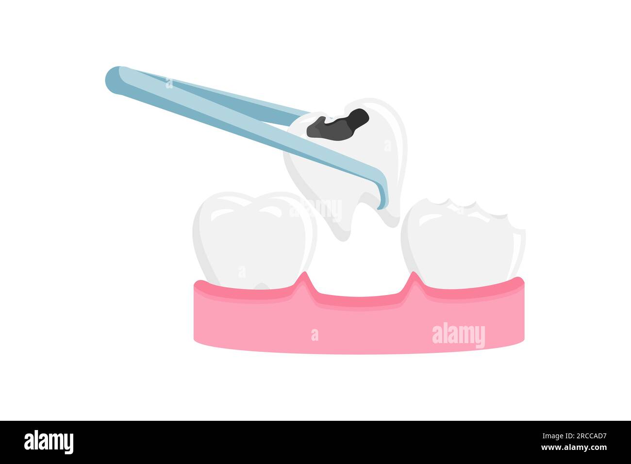 tooth extraction vector illustration. Toothache icon sign symbol Stock ...