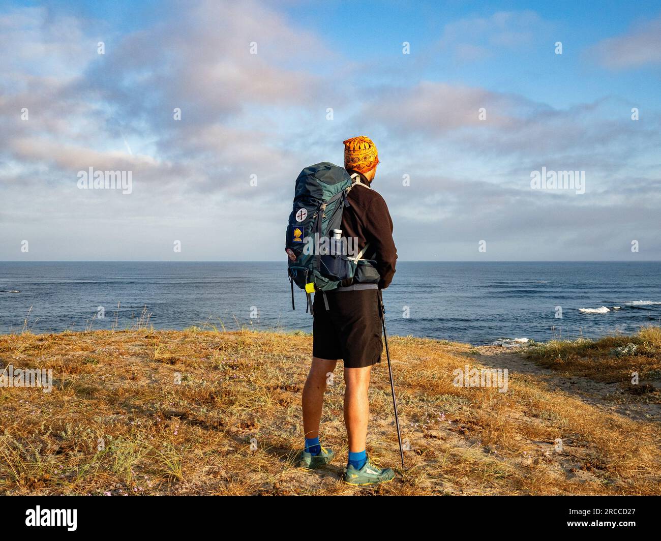 June 11, 2023, Pardinheiros, Vila Praia de Ã‚ncora, Portugal: A hiker ...