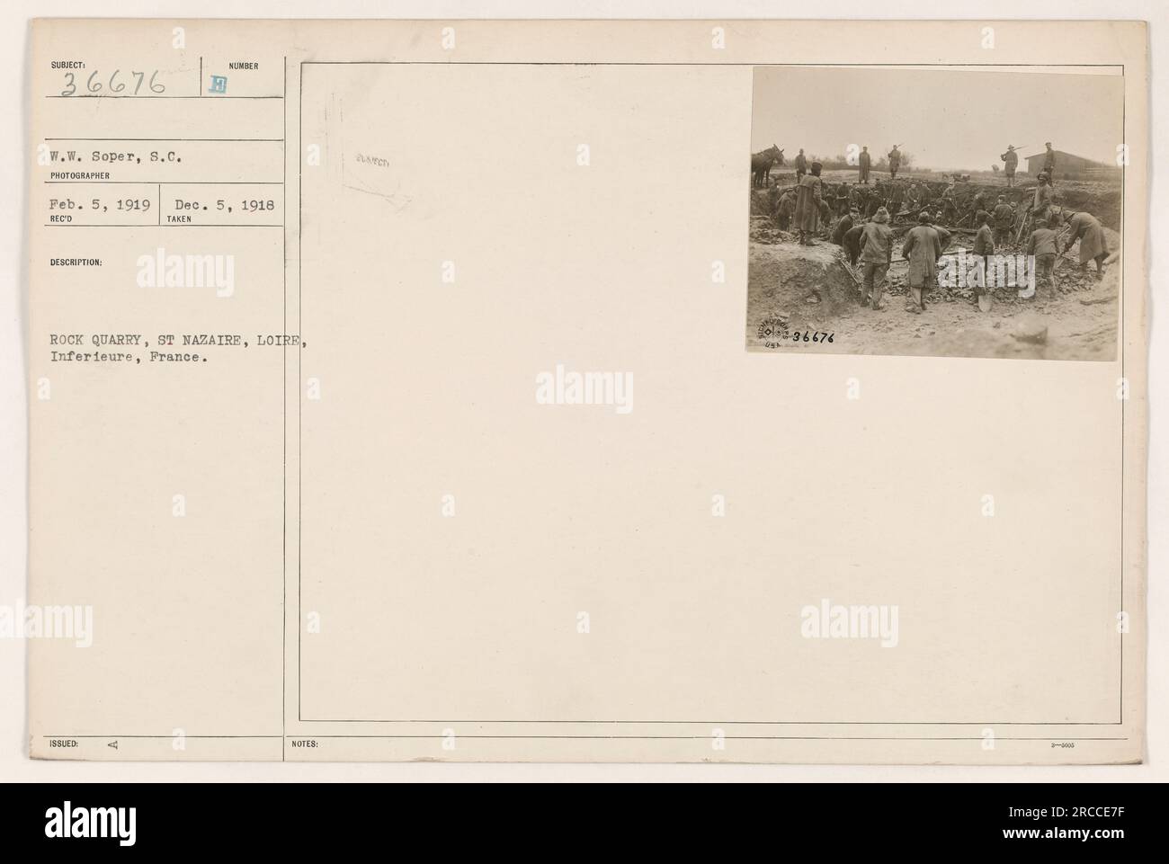 Wartime quarry operations hi-res stock photography and images - Alamy