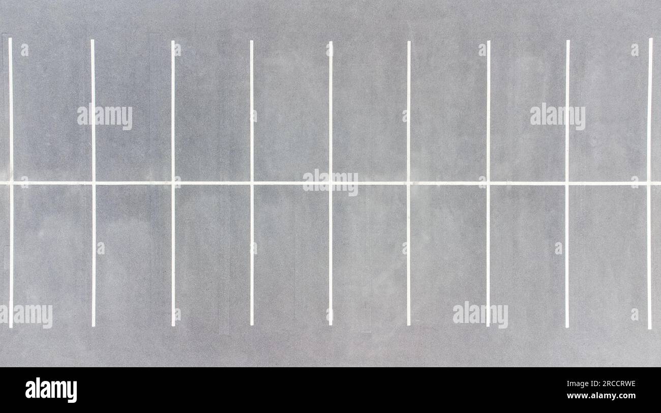Empty parking lots, aerial view hi-res stock photography and images - Alamy