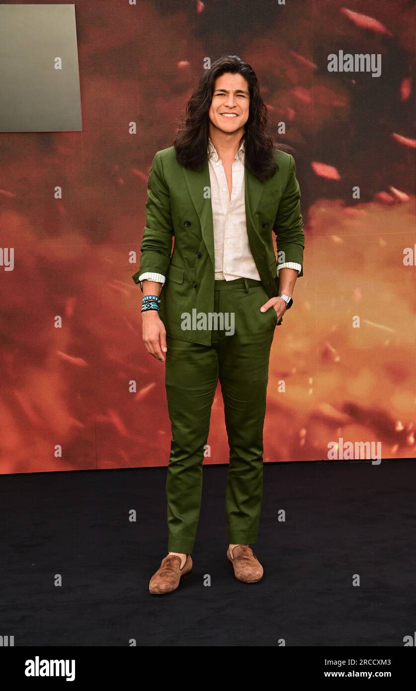 London, UK. 13th July, 2023. Cristo Fernández attends the Oppenheimer - UK Premiere at ODEON Luxe, Leicester Square, London, UK. Credit: See Li/Picture Capital/Alamy Live News Stock Photo