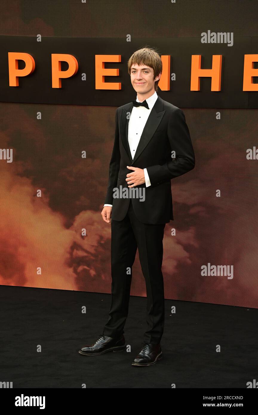 London, UK. 13th July, 2023. Francis Bourgeois attends the Oppenheimer - UK Premiere at ODEON Luxe, Leicester Square, London, UK. Credit: See Li/Picture Capital/Alamy Live News Stock Photo
