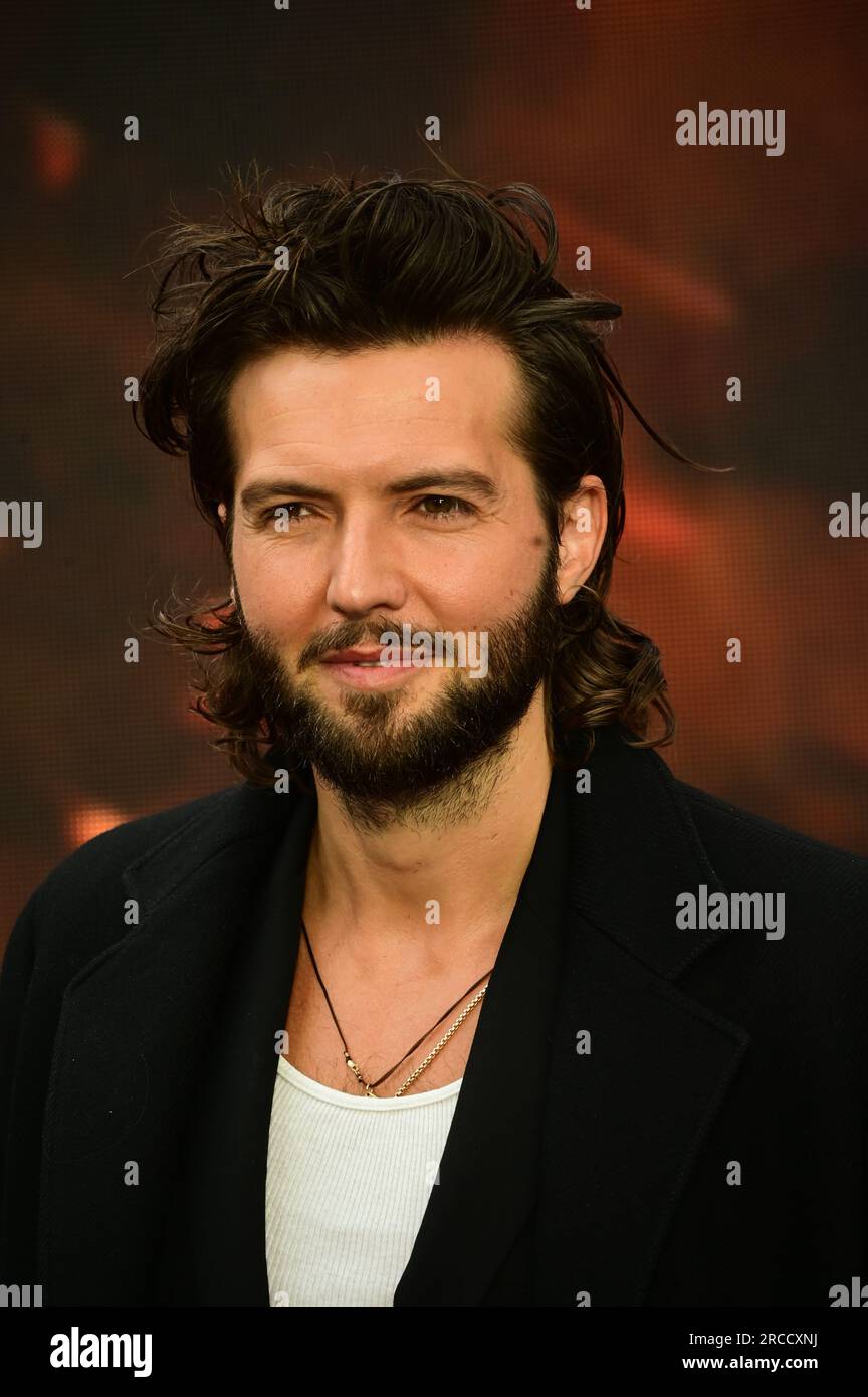 London, UK. 13th July, 2023. Guy Burnet attends the Oppenheimer - UK Premiere at ODEON Luxe, Leicester Square, London, UK. Credit: See Li/Picture Capital/Alamy Live News Stock Photo