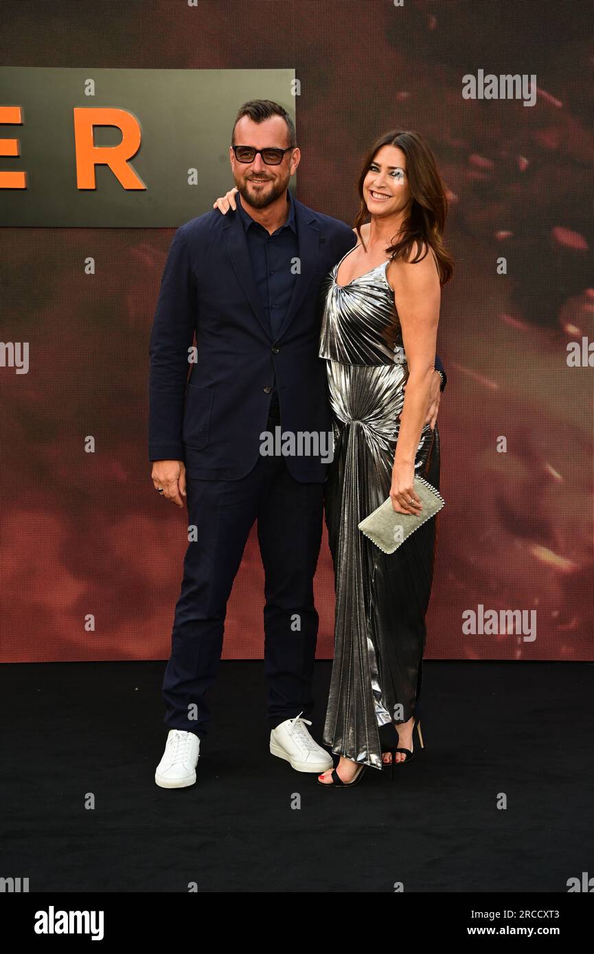 London, UK. 13th July, 2023. Lisa Snowdon attends the Oppenheimer - UK Premiere at ODEON Luxe, Leicester Square, London, UK. Credit: See Li/Picture Capital/Alamy Live News Stock Photo