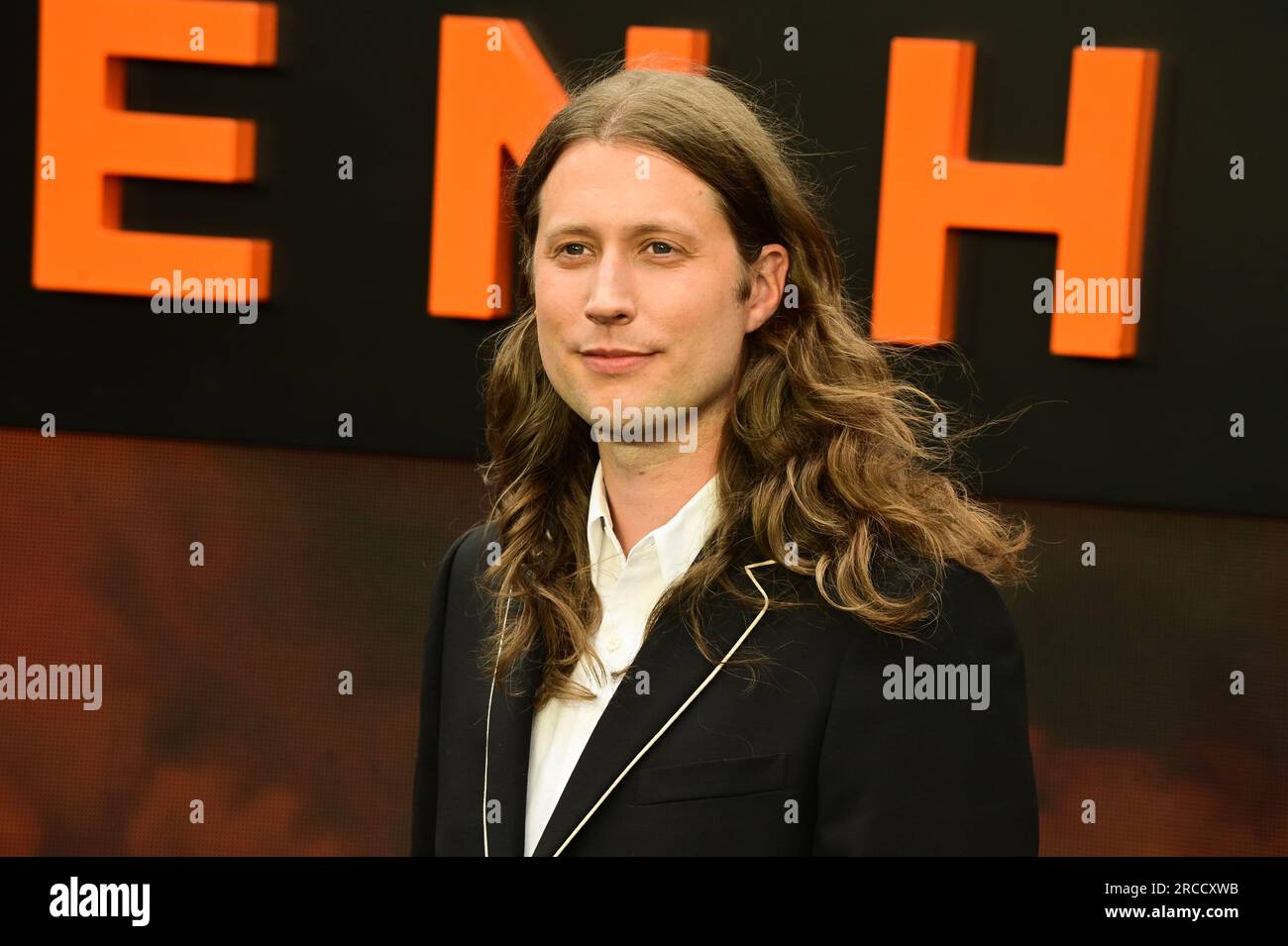 London, UK. 13th July, 2023. Ludwig Göransson attends the Oppenheimer - UK Premiere at ODEON Luxe, Leicester Square, London, UK. Credit: See Li/Picture Capital/Alamy Live News Stock Photo